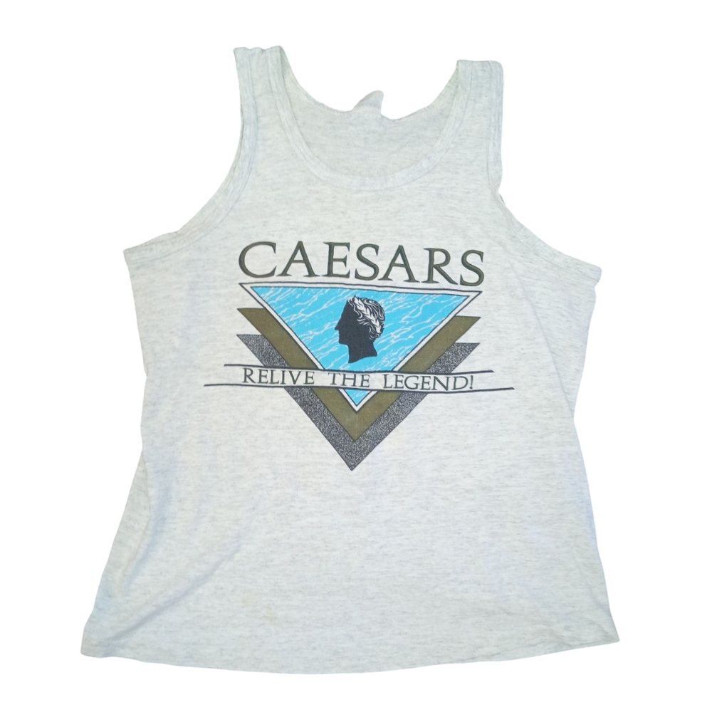 Vintage Ceasers Gray Tank Top